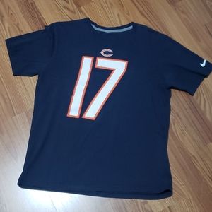 Mens M Chicago bears Nike Jeffery 17 blue shirt